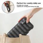 28 - Slot/21 - Slot Weekly Pill Organizer — Morning, Noon & Night Vitamins & Supplements Case - ManaFit