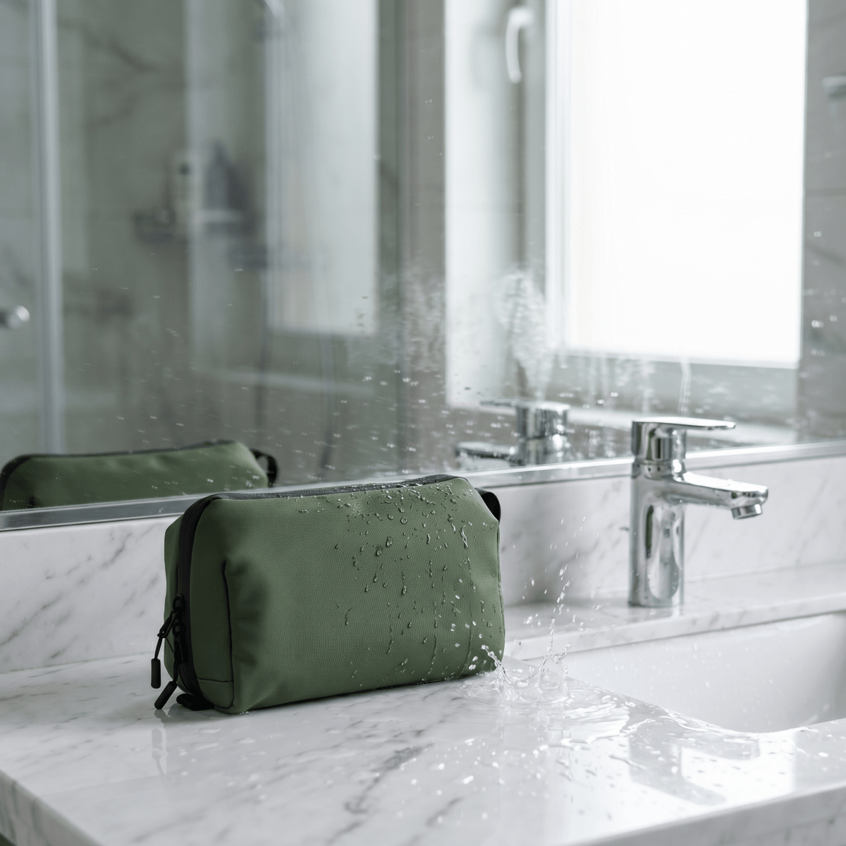 Waterproof Gym Toiletry Bag — Dry & Wet Separation Travel Organizer - ManaFit