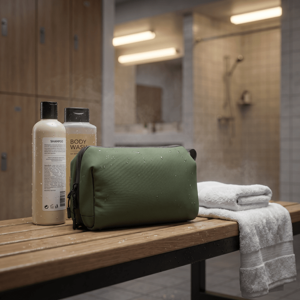 Waterproof Gym Toiletry Bag — Dry & Wet Separation Travel Organizer - ManaFit