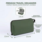 Waterproof Gym Toiletry Bag — Dry & Wet Separation Travel Organizer - ManaFit