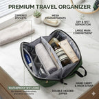 Waterproof Gym Toiletry Bag — Dry & Wet Separation Travel Organizer - ManaFit